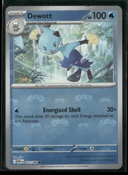 Dewott (Master Ball Pattern) 022/086 Common White Flare Pokemon NM/M - Image 1