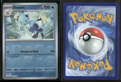Dewott (Master Ball Pattern) 022/086 Common White Flare Pokemon NM/M - Image 3