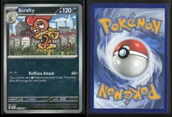 Scrafty (Master Ball Pattern) 058/086 Uncommon White Flare Pokemon NM/M - Image 3