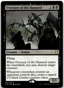MTG Overseer of the Damned R Commander 2019 125 LP - Image 1