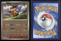 Tepig (Master Ball Pattern) 011/086 Common White Flare Pokemon NM/M - Image 3