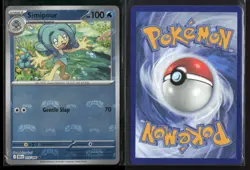 Simipour (Master Ball Pattern) 018/086 Uncommon Black Bolt Pokemon NM/M - Image 3