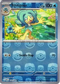 Simipour (Master Ball Pattern) 018/086 Uncommon Black Bolt Pokemon NM/M - Image 4