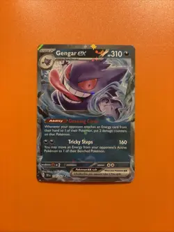 Gengar ex Temporal Forces Ultra Rare Pokemon TCG 104/162 Scarlet & Violet - Image 1