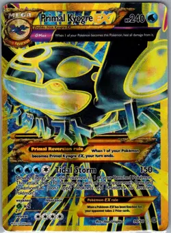 Primal Kyogre EX (Shiny Full Art) 96/98 XY - Ancient Origins - Pokemon - MP/HP - Image 1
