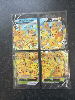 Pokemon TCG - Pikachu V-Union - SWSH139-142 - Black Star Promo - All 4 Cards NM - Image 1