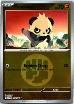 Pancham Energy Symbol Reverse Holo Pokemon Ascended Heroes 115/217 NM - Image 1