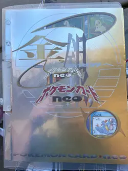Pokemon Neo Genesis Premium Collectors Book Japanese - Image 1