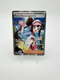 Rosa's Encouragement 114/088 Pokemon Perfect Order Ultra Rare Full Art Holo NM - Image 1