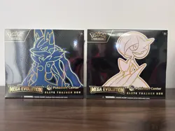 Pokemon TCG: Mega Evolution Pokemon Center Exclusive Elite Trainer Box Lot - Image 1