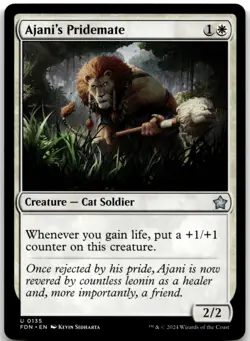 MTG Ajani's Pridemate U Foundations 135 LP - Image 1