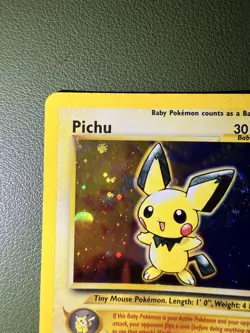 Pokemon Company Pichu Neo Genesis 2000 Holo Rare English Unlimited 30 HP 12/111 - Image 2