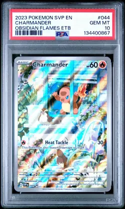 PSA 10 Charmander 44 SVP Promo Pokemon Obsidian Flames ETB GEM MINT 2023 - Image 1