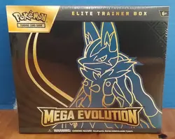 Pokemon TCG Mega Evolution Elite Trainer Box - Mega Lucario! NEW! SEALED! ETB! - Image 1