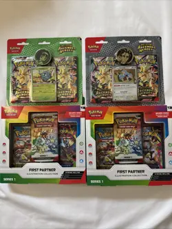 Pokemon First Partner Illustration Collection + Ascended Heroes Larry & Erika - Image 1