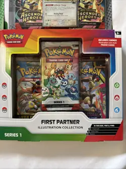 Pokemon First Partner Illustration Collection + Ascended Heroes Larry & Erika - Image 4