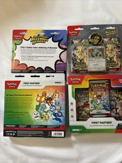 Pokemon First Partner Illustration Collection + Ascended Heroes Larry & Erika - Image 5