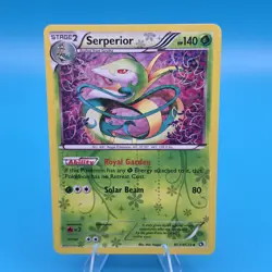Pokemon Serperior Radiant Collection Holo Uncommon Stage 2 RC3/RC25 HP140 2013 - Image 1
