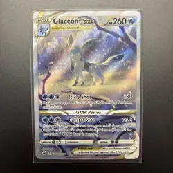 Pokemon TCG Glaceon Vstar Crown Zenith: Galarian Gallery Gg40/Gg70 Ultra Rare - Image 1