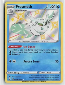 Frosmoth SV034/SV122 Shiny Rare Shining Fates Shiny Vault Pokemon Near Mint - Image 1
