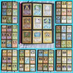 Complete Pokemon WOTC Set Bundle Base Set (Unlimited) + Jungle + Fossil - LP/MP - Image 1