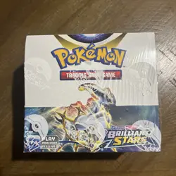 Pokemon TCG Sword & Shield Brilliant Stars Booster Box - Factory Sealed - Image 1