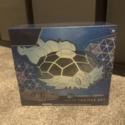 Pokemon TCG Stellar Crown Pokemon Center Exclusive ETB Elite Trainer Box - Image 1