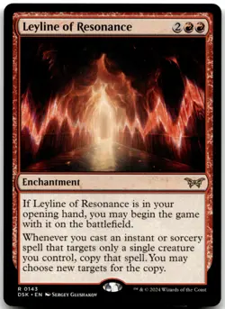 MTG Leyline of Resonance R Duskmourn: House of Horror 143 LP - Image 1