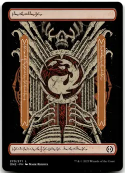 MTG Mountain () - Full Art L Phyrexia: All Will Be One 270 LP - Image 1