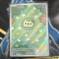 Pokemon Solosis 118/086 Sv: Black Bolt 40 HP Holo Card English - Image 1