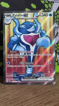 Palafin ex 193/167 Twilight Masquerade Full Art Ultra Rare Holo Pokemon TCG Card - Image 1