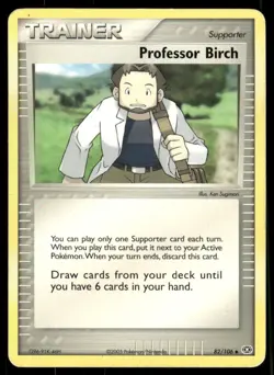 Pokemon Cards Professor Birch 82/106 Emerald Uncommon HP - Image 1