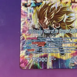 Dragon Ball Card SS3 Gotenks, Power of the Strongest Rookie BT25-036 SLR US - Image 4