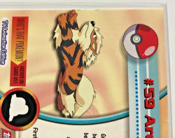Pokemon #59 Arcanine Card 1999 Topps TV Animation Edition Red Logo - Image 3