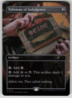Talisman of Indulgence Holo Rare Secret Lair Drop Series 2524 MTG Near Mint - Image 1