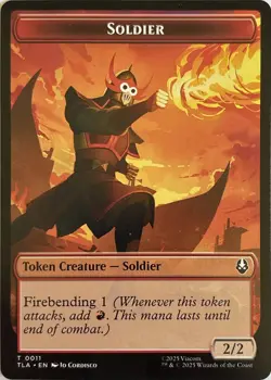 Copy (0002) // Soldier (0011) Token 2 // 11 Avatar: The Last Airbender NM - Image 3