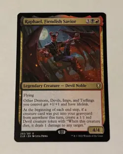 MTG Raphael, Fiendish Savior - Commander Legends: Battle for Baldur's Gate NM - Image 1