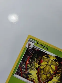 Kakuna Common Miscut Square cut on top 2/198 Chilling Reign Pokemon TCG - Image 3