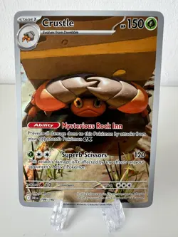 Crustle 186/182 - Illustration Rare - Destined Rivals - Pokemon TCG - Image 1