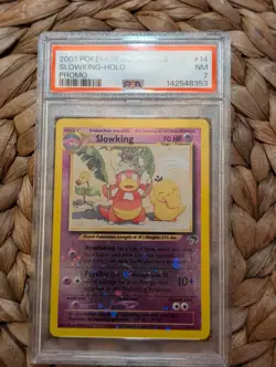 2001 Slowking 14/18 SOUTHERN ISLANDS Promo PSA 7 Reverse Holo Pokemon TCG - Image 2