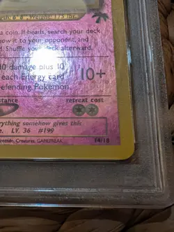 2001 Slowking 14/18 SOUTHERN ISLANDS Promo PSA 7 Reverse Holo Pokemon TCG - Image 5