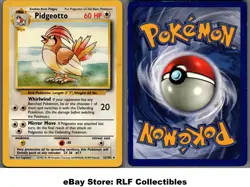 1999 Pokemon, Base Set, #22/102 Pidgeotto, Rare (b) - Image 1