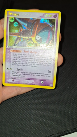 Pokemon EX EMERALD - #2/106 Deoxys - Reverse Holo - ENG- Good Condition - Image 2