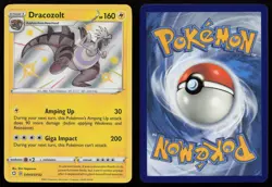 Dracozolt SV045/SV122 Shiny Rare Shining Fates Shiny Vault Pokemon NM - Image 3