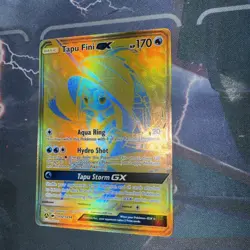 Pokemon - Tapu Fini GX - SV92/SV94 - Hidden Fates Shiny Vault - Holo NM - Image 2