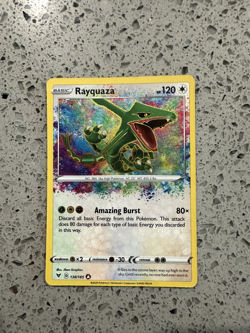 Pokemon TCG Rayquaza Vivid Voltage 138/185 Holo Amazing Rare - Image 2