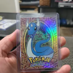 Nm Dragonair - RAINBOW Foil Holo Topps Pokemon - Blue Logo Edition E11 of 12 - Image 1