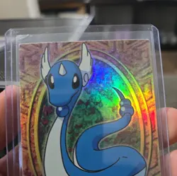 Nm Dragonair - RAINBOW Foil Holo Topps Pokemon - Blue Logo Edition E11 of 12 - Image 2