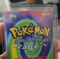 Nm Dragonair - RAINBOW Foil Holo Topps Pokemon - Blue Logo Edition E11 of 12 - Image 4
