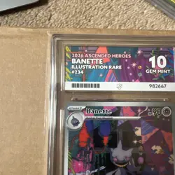 Banette 234/217 - Ascended Heroes - Pokemon - ACE 10 Perfect Subgrades - Image 2